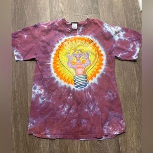 Disney Figment Tie-Dye T-Shirt - Purple and Orange